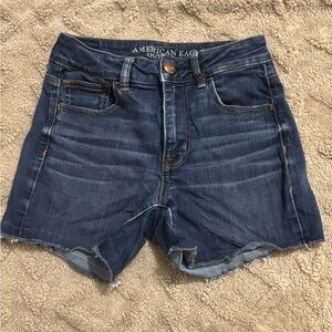 American Eagle Outfitters Dark Blue Jean Shorts